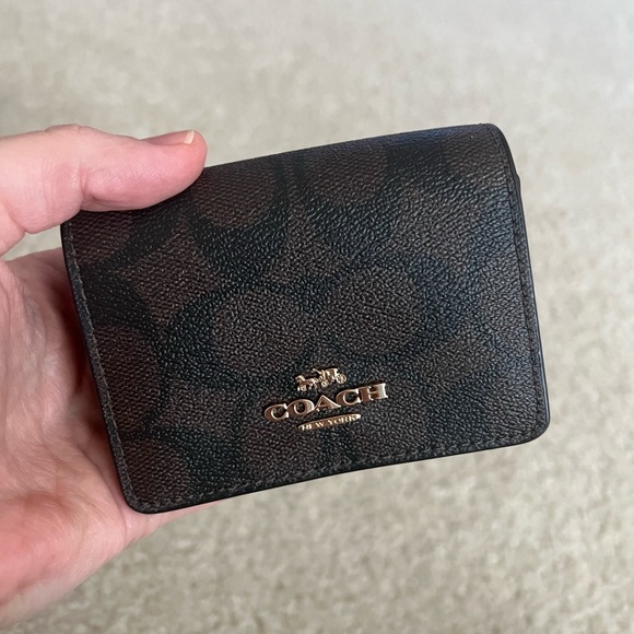 Coach Mini Wallet w/ Chain - Picture 3 of 7